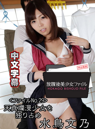 [HEYZO 1686] 放學後美少女檔案 29 ～獨佔天真爛漫少女～ – 水鳥文乃